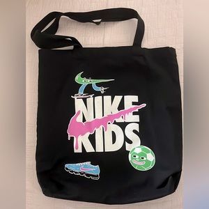 Nike kids black tote